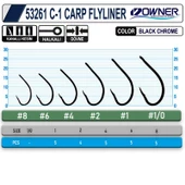 OWNER 53261 C-1 CARP FLYLINER Sazan İğnesi - 2
