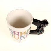 GAME OVER JOYSTİCK TASARIMLI BEYAZ KUPA - 2