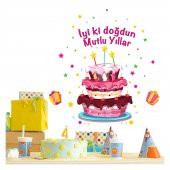 Doğum Günü Partisi-2 98 x101 cm Duvar Sticker - 1