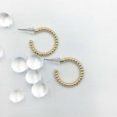 Toplu Gold Halka Küpe - 1