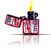 Welcome To İstanbul Temalı Kırmızı Benzinli Çakmak thumbnail 1