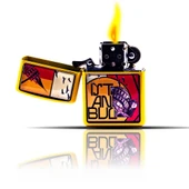 İstanbul Galata Temalı Sarı Benzinli Çakmak thumbnail 3