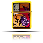 İstanbul Galata Temalı Sarı Benzinli Çakmak thumbnail 4