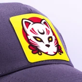 Kitsune Anime Fileli Lila Beyzbol Kadın Şapka Trucker Cap - 2