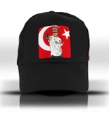 Yusuf Dikeç Baskılı Siyah Beyzbol Şapka Unisex - Seri1 - 1