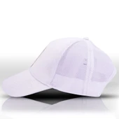 Beauty Girl Fileli Beyaz Beyzbol Kadın Şapka Trucker Cap - 3