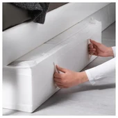 IIKEA SKUBB SAKLAMA KUTUSU HURÇ 90x53x19 CM DÜZENLEYİCİ BEYAZ - 3