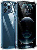 Logis Apple iPhone 12 Pro 6.1" Şeffaf Kılıf Silikon Koruma - 2