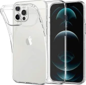 Logis Apple iPhone 12 Pro 6.1" Şeffaf Kılıf Silikon Koruma - 1