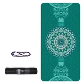 Tusi Yoga Matı ve Pilates Minderi Kilim Desenli Yeşil - 1