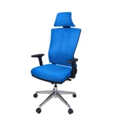 Uzay Ofis Air-x Müdür Koltuğu - Ayarlı Kolçak - Mavi - 1