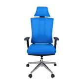 Uzay Ofis Air-x Müdür Koltuğu - Ayarlı Kolçak - Mavi - 3