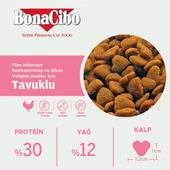 Bonacibo Adult Cat Light - Sterilised Kısırlaştırılmış Kediler Için Yetişkin Kedi Maması 2 Kg - 3