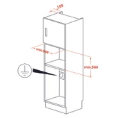 40584000-Teka MB 620 BI SS Inox Mikrodalga Fırın - 6