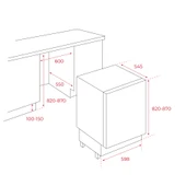 113470015-Teka RSL 41150 BU Ankastre Tezgahaltı Buzdolabı - 2
