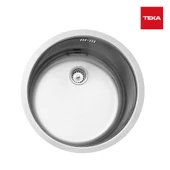 40108512-Teka Round Paslanmaz Çelik Eviye - 1