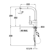 23938120W-Teka Ark 938 Beyaz Mutfak Armatürü - 2