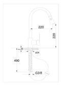 004400-Nuevo Swipper Krom Armatür - 2