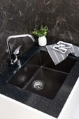 704500-Nuevo Sonıc 500 U Beyaz Seramik Eviye - 2