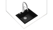 115230005-Teka Forsquare 50.40 Tg Black Granit Eviye - 2