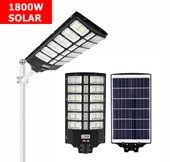 DLS 1800w Solar Güneş Enerjili Profesyonel Led Bahçe Aydınlatması Hareket Sensörlü 936 Ledli - 1