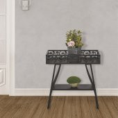 Banyo Dekoru Ferforje Çiçeklik Ve Ayna Takımı Metal Çiçeklik - 5