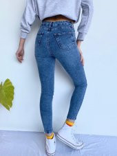 Kadın Yüksek Bel Skinny Jean Atlas Kot Pantolon - 2