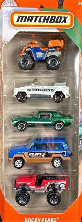 Matchbox Metal Beşli Araba Seti ROCKY PEAKS  C1817-GKJ09 - 1