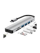 Daytona Hc-13 6'lı Usb Type-c Dockıng Statıon GİRİŞ USB TİP-C  3XUSB3.0 HDMI SD MİCRO SD - 3
