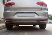 VW Passat B8 Krom R Line Difüzör Egzoz Çerçevesi 2015-2019 Arası thumbnail 3