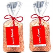 Tuzcu Ahmet 2 Adet 1 Kg iri taneli Pembe Doğal Himalaya Kaya Tuzu - 1