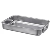 IKEA Koncıs Fırın Kabı Paslanmaz Çelik 24x34Cm  Yemek Pasta Kek Pişirme - 1