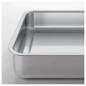 IKEA Koncıs Fırın Kabı Paslanmaz Çelik 24x34Cm  Yemek Pasta Kek Pişirme - 4
