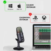 TriLine Profesyonel Kardioid RGB Oyuncu Stüdyo Kayıt Kablolu Podcast Mikrofonu thumbnail 7