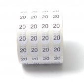 Fdm Numaralı Etiket 20 Numara (1 Rulo 5000 Adet) - 2
