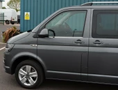 VW T6 Transporter Krom Cam Çıtası 2 Parça 2015 ve Sonrası - 2