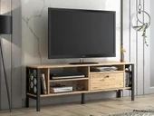 Wood'n Love Hera 140 Cm Tv Ünitesi - Atlantik Çam / Siyah thumbnail 2