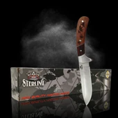 300.S2002 STERLING 20cm Kahverengi Avcı Bıçağı - 9