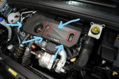 Citroen  Berlıngo B9 ( Euro 5 )Motor Üst Koruma Kapağı   1.6HDI - 5