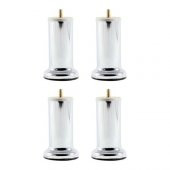 15 Cm Baza Ayağı Koltuk Ayağı Kanepe Ayağı Civatalı 3/8" (KALIN DİŞ) (4 Adet) - 1