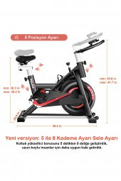 Relife Spin Bike Dikey Kondisyon Bisikleti KR-707 - 2