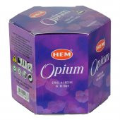 Geri Akış Şelale Haşhaş Kokulu 40 Konik Tütsü - Opium Backflow Incense Cones - 5
