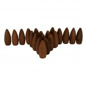 Hem Tütsü Geri Akış Şelale Misk Kokulu 40 Konik Tütsü - Musk Backflow Incense Cones - 2