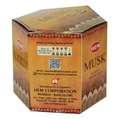Geri Akış Şelale Misk Kokulu 40 Konik Tütsü - Musk Backflow Incense Cones - 4