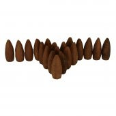 Hem Tütsü Geri Akış Şelale Sandal Ağacı Kokulu 40 Konik Tütsü - Sandalwood Backflow Incense Cones - 2
