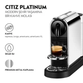 Nespresso D140 Citiz Kapsüllü Kahve Makinesi Platinium Metalik - 2