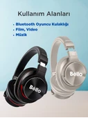 Bello Ls237 Siyah Bluetooth Kulak Üstü Kafa Bantlı Kulaklık - 4