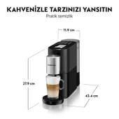 Nespresso S85 Atelier Süt Çözümlü Kapsüllü Kahve Makinesi Siyah - 3