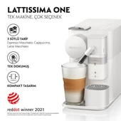 Nespresso F121 Latissima One Süt Çözümlü Kapsüllü Kahve Makinesi Beyaz - 2