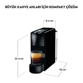 Nespresso C30 Essenza Mini Kapsüllü Kahve Makinesi Siyah thumbnail 3